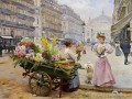 Schreyer Louis Marie de La Marchande des Fleurs Avenue De Lorpera París